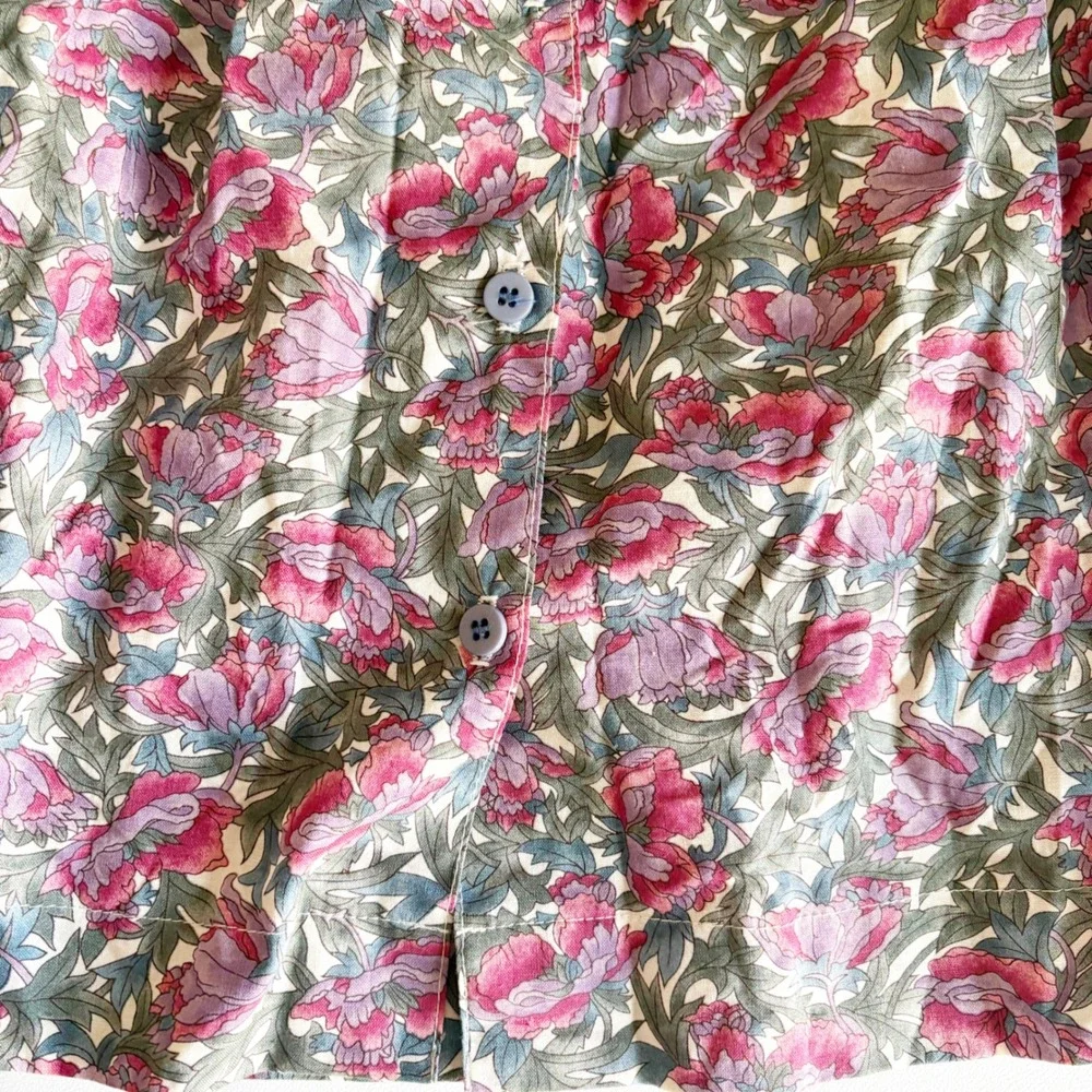 Cottontail Originals Girls Vintage Floral Cottagecore Prairie Ruffle Dress 4